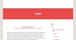 Desktop Screenshot of mercersburgsociety.org